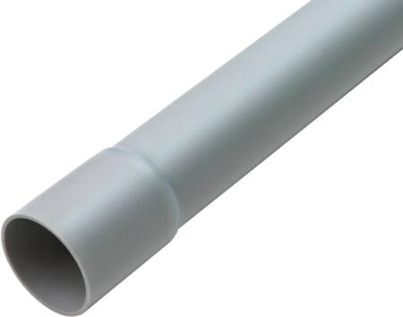 [5430501006] 16MM (5/8") PLASTRØR UNITE STIVE HALOGENFRI 320N GRÅ L=3M