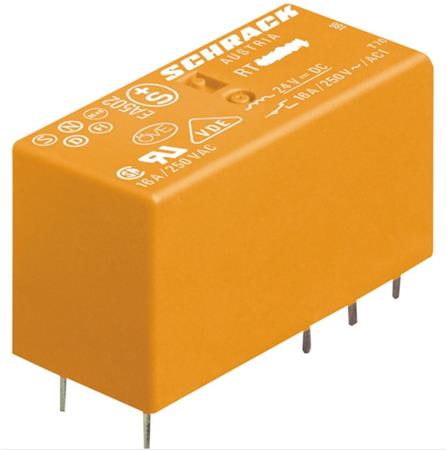 [5401024937] SCHRACK PRINTRELÆ 8A, 2C/O, 24V DC