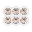 [7842261026] Luna Low profile 2.0 6-pack Downlight ISO Mat Hvid 2700K 460lm 5,9W Indendørs/udendørs Dæmpbar IP44