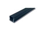[7848991565] Alu profil 10 sort med sort cover - 2500mm påbygningsprofil