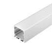 [7848991581] Alu profil 20 med opal cover - 2500mm påbygningsprofil