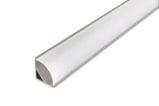 [7849000109] Alu profil 2 med opal cover - 2500x16x16mm hjørneprofil