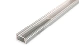 [7849000277] Alu profil 8 med klar cover - 2500mm påbygningsprofil