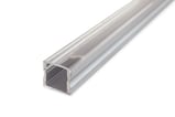 [7849000316] Alu profil 10 med klar cover - 2500mm påbygningsprofil