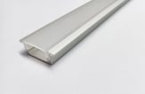 [7849502076] Alu profil 7 med opal cover - 2500mm indbygningsprofil