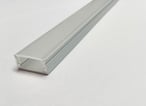 [7849502089] Alu profil 8 med opal cover - 2500mm påbygningsprofil