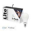 [7857039667] Lite Bulb Moments A60 RGB 2700-6500K E27 9W Hvid og farve atmosfære 3 pakke