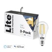 [7857039735] Lite Bulb Moments A60 2700-6500K E27 7W Klar glas filament Hvid atmosfære 3 pakke