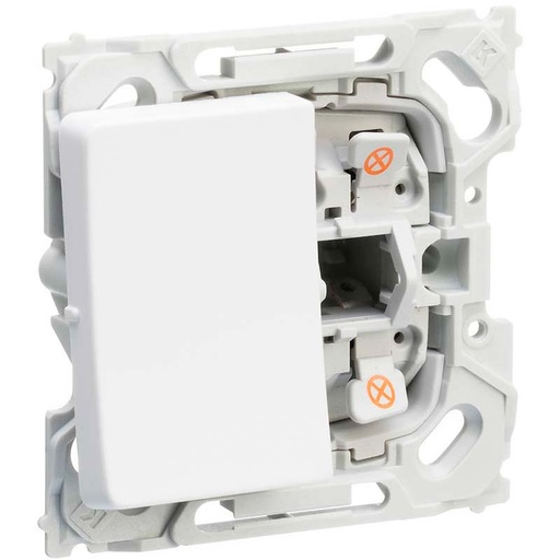 [1017026050] OPUS 66 indsats kombi korsp m lampe 250v hvid