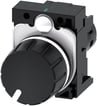 [7865994079] Potentiometer Kompakt 22 mm rund plastik sort 10K ohms med holder skrueklemme
