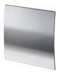 [7878101671] UNITE Frontpanel sølv chrome look i buet design for system+ ventilator ø100