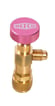 [7878410715] Refco serviceventil A-38410 1/4" SAE x 5/16" SAE