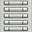 [7882412725] Nexa Alu front til 10 abonnenter dobbelt N3210/AL