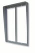 [7882413821] Indbygnings Ramme Nexa Alu med Regntag N732/AL 6 Moduler
