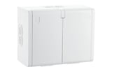 [7882600964] Stikkontakt påbygget Hvid IP44 Dobbel m/j 6-pak