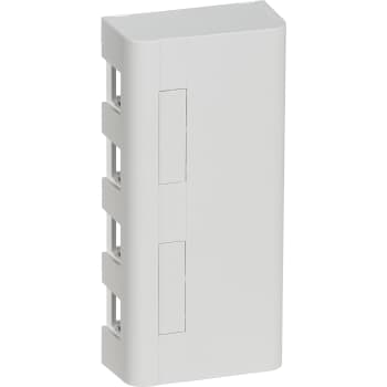 [1088011285] Actassi Montageboks 2,5M softline F/4xRJ45 lysegrå