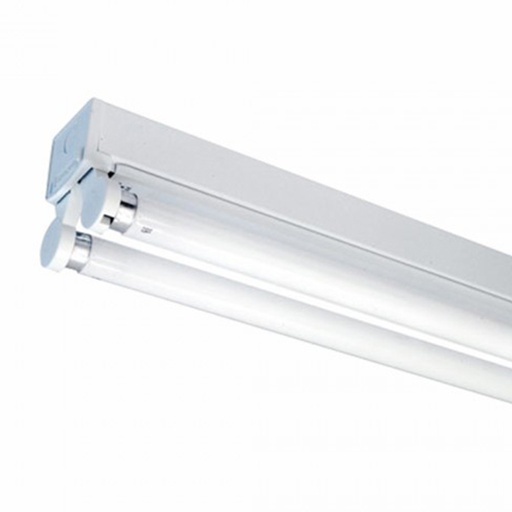 [120216055] LED Grundarmatur 120cm til 2xT8 LED rør IP20