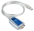 [7885154750] Moxa USB til seriel konverter 1x RS-232 DB9M (80 cm kabel) USB 2,0 kompatibel / UPort 1110