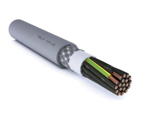 [1435133774] Styrekabel YSLCY-JZ 3G0,75mm² med kobberfletskærm