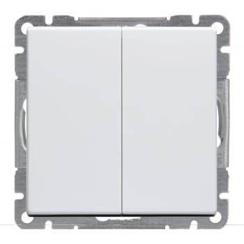 [2117001246] Afbryder krone semi 2Sl 16A 1M hvid