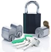 [7885417523] Sam-pak med RD1660 RD1607 RD2641 inkl. 3 nøgler og kodebrik Rustfrit look GDS pakning
