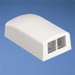 [7886106875] Vægboks NetKey 2 port hvid
