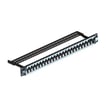 [7886110654] Patchpanel 48 port passer kun til Leviton STP konnekter AC6JAKS000DC tool-free 1HE sort