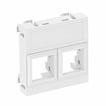 [7886110706] Dataudtag type LE plan for 2x Actassi S1 Modular Jack, hvid