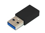 [7886159369] USB-A 3.0 til USB-C Adapter sort