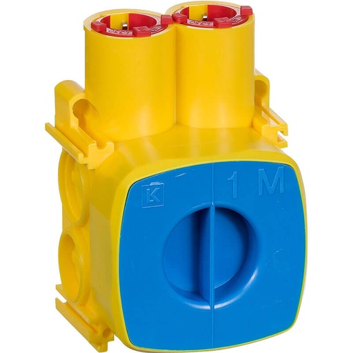 [1017027664] OPUS® 66 dåse for indstøbning gul 1 modul