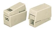 [0421101533] Belysningsklemmemuffe - 0,5-2,5mm², 2 faste, 1 fleks, Grå