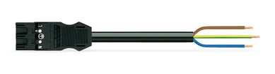 [0421995419] Tilslutningskabel 3M HF Eca han/fri 3-polet sort