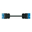 [0421995532] Mellemkabel 4M PVC Eca Hunstik - hanstik blå