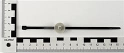 [0439601737] Kabelbinder T30RFT5 sort med fod 148X3,6