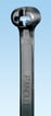 [0439610388] Kabelbinder med stål 2,4X102 i pakker a 100 styk sort
