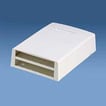 [0486106243] Vægboks mini-com 12 port med spole hvid