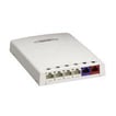 [0486106269] Vægboks mini-com 6 port med spole hvid