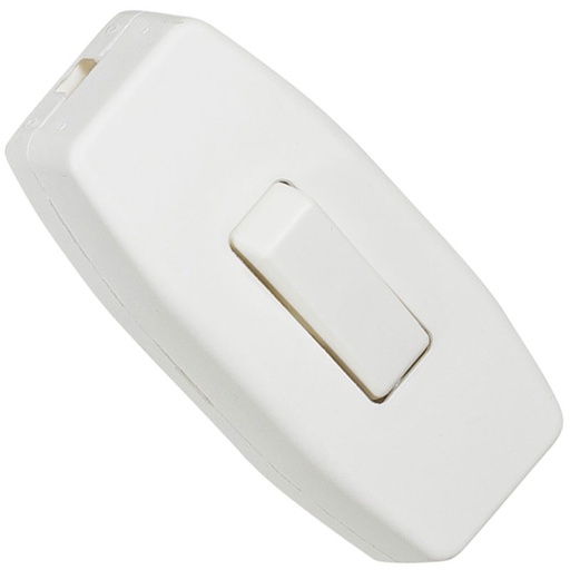 [1017032691] Gennemgangsafbryder Hvid