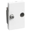 [1087001160] FUGA antenneudtag for TV/Data-returvej (TD241E) Hvid