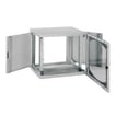 [1088009763] Actassi 19'' Rack 19'' væg rack med glasdør BDH: 600 x 600 x 780 15HE