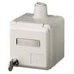 [1515118910] CEE stikdåse udvendig  3 polet 16A 230V IP44 4162