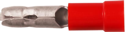 [2921107860] Isol. rund forlængerstik A1504HA 0,5-1,5mm2 Rød