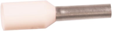 [2921112211] Isoleret terminalrør A0,5-10ETT 0,5mm2 L10 Hvid
