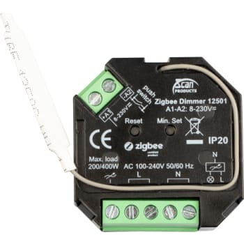 [6667100017] Zigbee 3.0 Box Push Lysdæmper 200W LED (Bagkant)