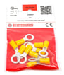 [2921417712] Isol. ringkabelsko A4685R 4-6mm2 M8 Gul - I poser a 10 stk.