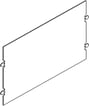 [3614002446] Tabula afskærmningsplade lodret 2X5M