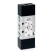 [3980302087] Pneumatic valve-5/3 CC-1/8  port-pilot pilot368-033  5/3 SPOOL VALVE SER. 3