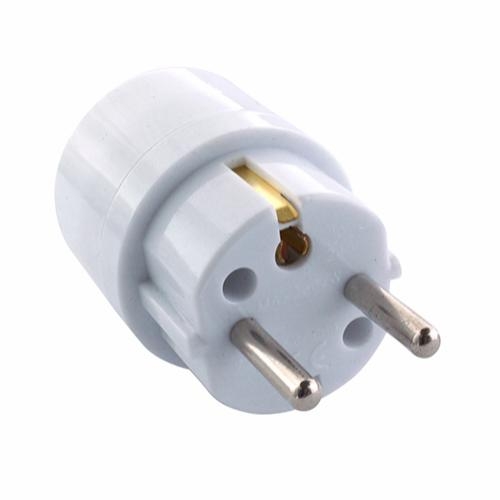 [793075] Hybridstikprop, adapter fra DK til schoko stik.