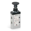 [3980302237] Manually operated valve-3/2  NC- 1/8 - push pull knob-spring338-915  MAN. VALVE SER. 3