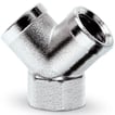 [3980305266] BSP adaptor-female Y connector-3/8 thread 2043 3/8  PIPE AND TUBING FITTING